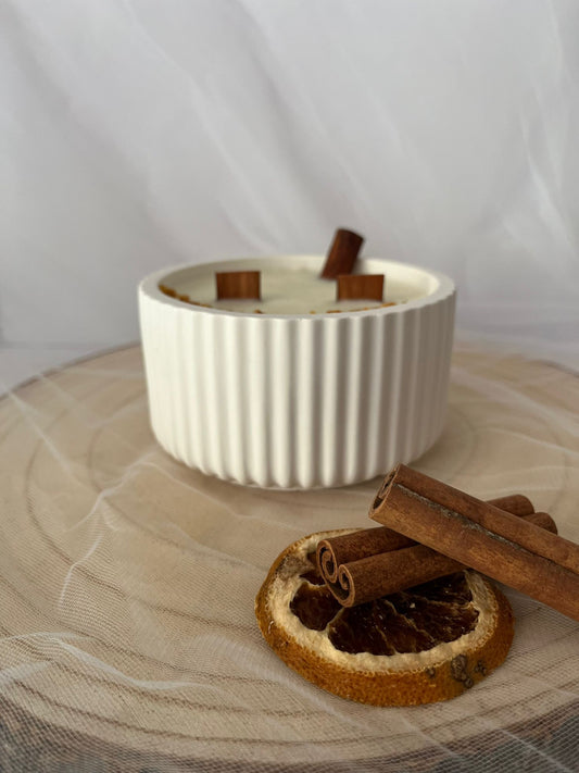 Vela de Canela y Naranja