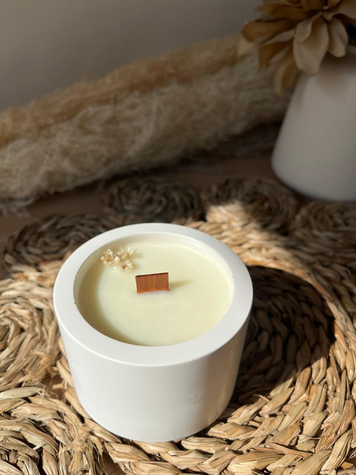 Vela de vainilla