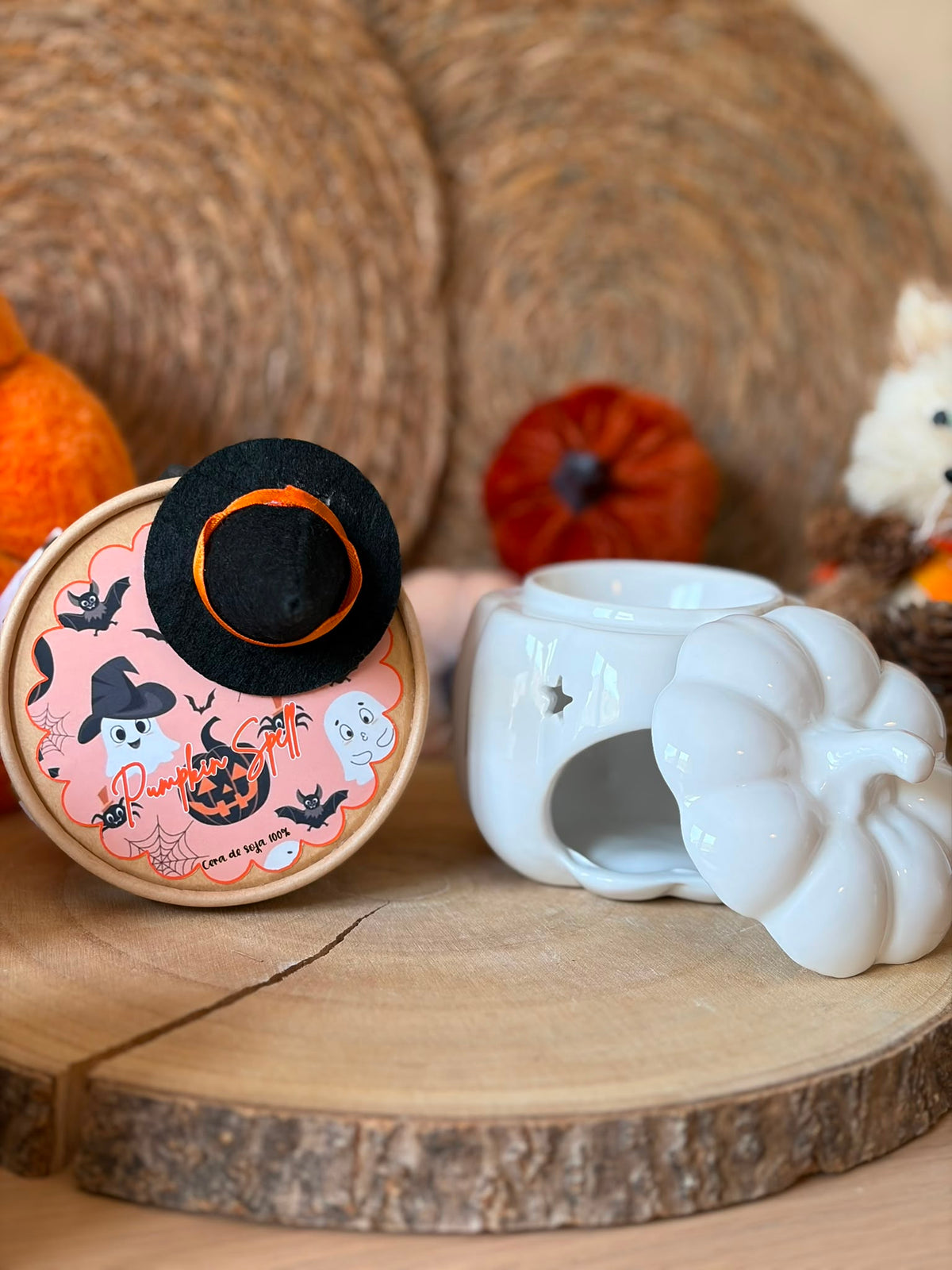 🎁 Pack Otoño Quemador Harvest Pumpkin + WaxMelt otoño