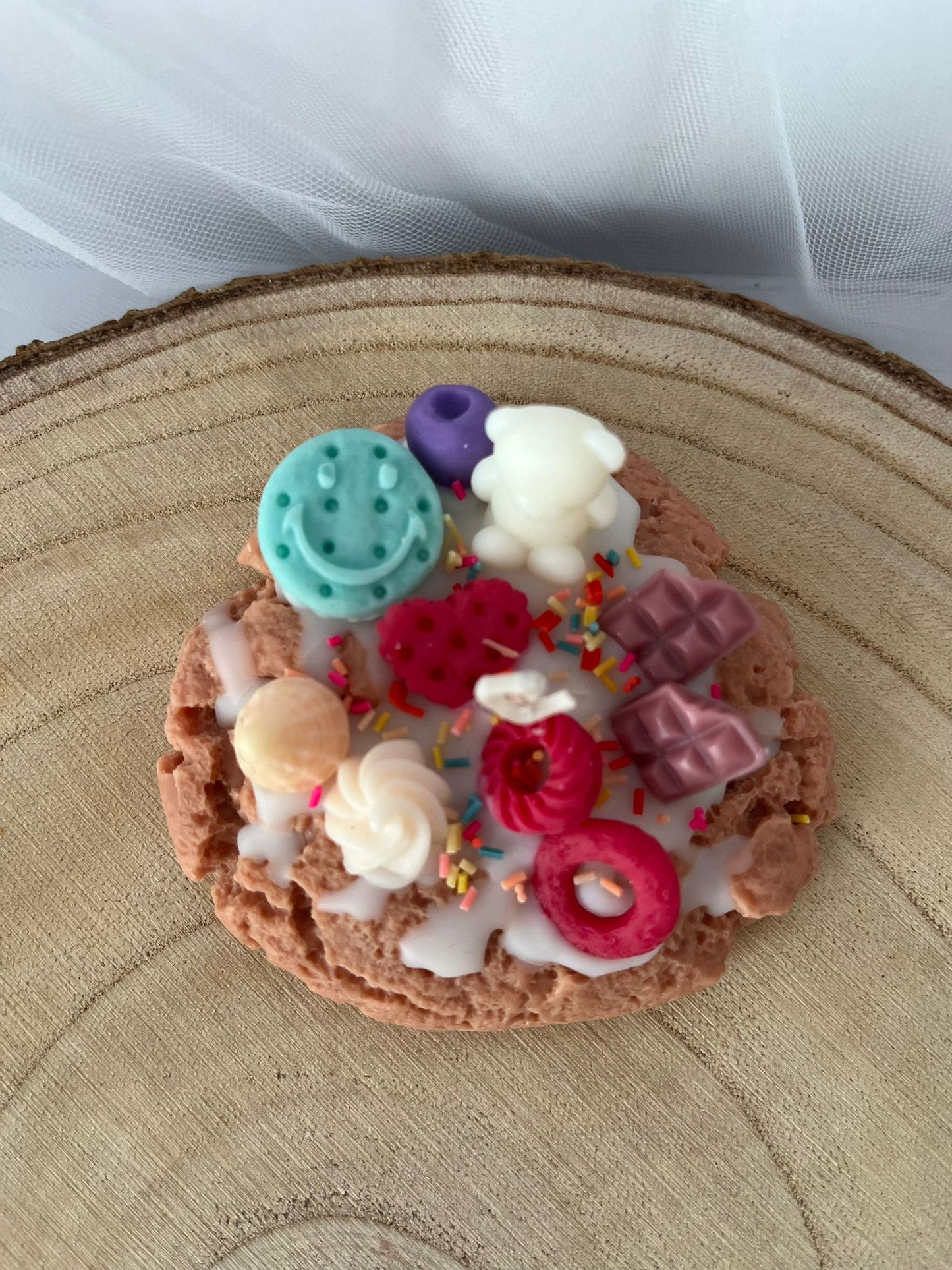 Vela galleta decorativa