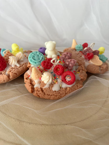 Vela galleta decorativa