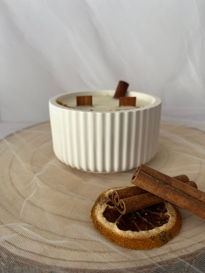 Vela de Canela y Naranja