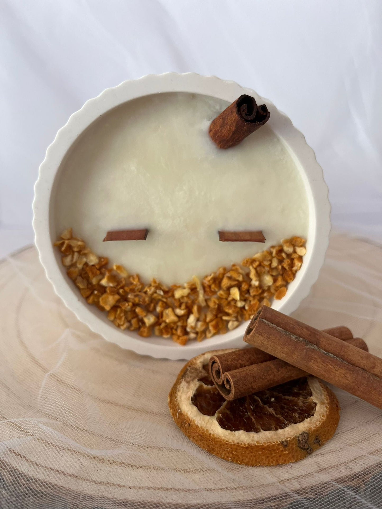 Vela de Canela y Naranja